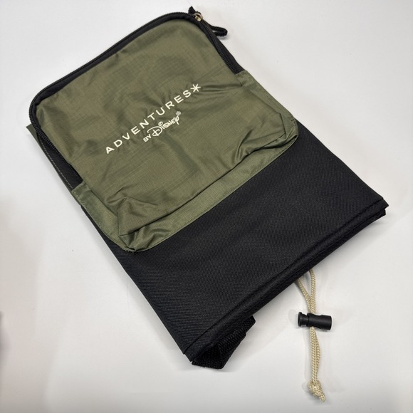 Adventures by Disney Green Backpack Waterproof Lining Drawstring Lightweight - Picture 8 of 8